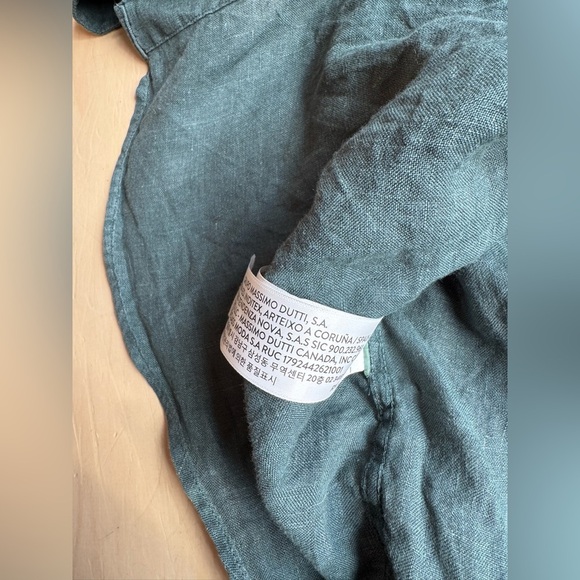 Massimo Dutti 100% Linen Shirt - Picture 4 of 4